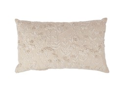 Homesense Cream Floral Pillow £19.99