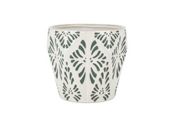 Homesense cream & green plant pot £12.99 ( RRP £)