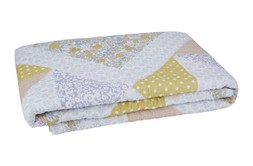 Homesense-purple & yellow throw &pound;29.99 (RRP &pound;XX)