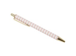Homesense Pink Stripes Pen £3.99