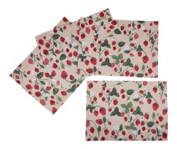 Homesense strawberries placemats set £12.99 (RRP £)