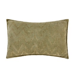 3. Homesense - Green textured cushion - £16.99