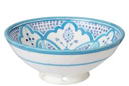 Blue,white fruitbowl