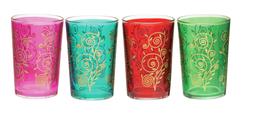 Multi-colour glass set