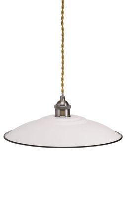 cabin enamel cream lampshade &pound;16.99