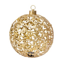Door Scape Giant Gold Cage Bauble £39.99