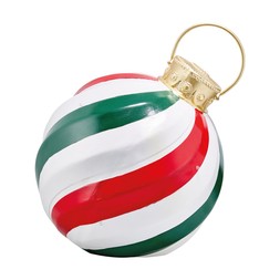 Door Scape Giant Red White Green Stripe Bauble £49.99