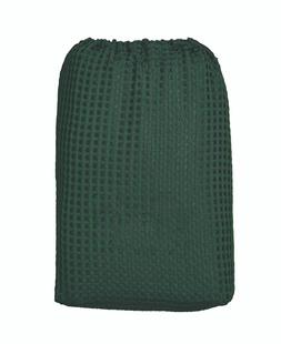 Heavy Petals dark green textured duvet set