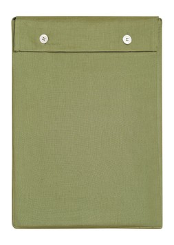 Heavy Petals sage green washed linen duvet set &pound;37.99