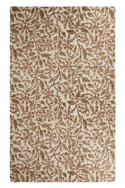 Homesense - Brown and Beige Floral Rug - £14.99