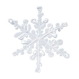 Homesense - Clear Snowflake Bauble £2.99