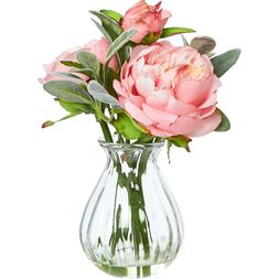 Faux Pink Flowers