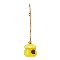 Homesense Gifting yellow birdhouse &pound;5.99
