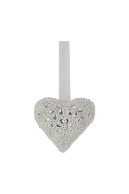 Homesense-pearl heart decoration &pound;3.99 (RRP &pound;XX)