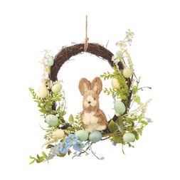 Homesense - Rabbit Egg Floral Wreath, &pound;12.99