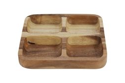 HOMESENSE WOODEN SERVING DISH &pound;12.99