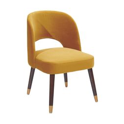 Homesense - Yellow Velvet Chair, &pound;119.99