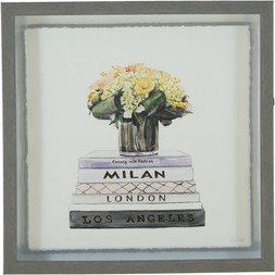 HS Fashion Books Wall Art &pound;9.99