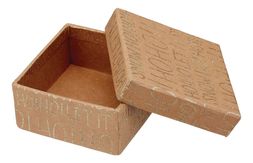 opulent & cosy brown & gold gift box