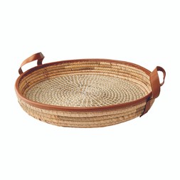 OUTDOOR Large Handmade Basket Tray £14.99