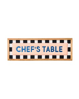 Chef's Table Embroidered Framed Wall Art