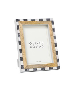 Pablo Chequerboard Wooden Photo Frame 5x7