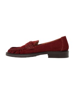 Esska Katherine Rust Suede Loafers