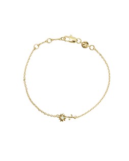 Blossom Opalite Flower Gold Plated Charm Bracelet £34