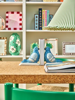 Cockatoo Ceramic Bookends £45