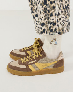 Gola x Oliver Bonas Exclusive Hawk Yellow & Brown Trainers £90