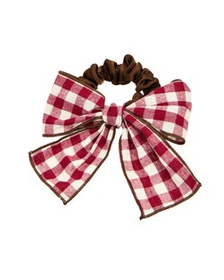 Juliet Check Bow Scrunchie £12.50 €16.50
