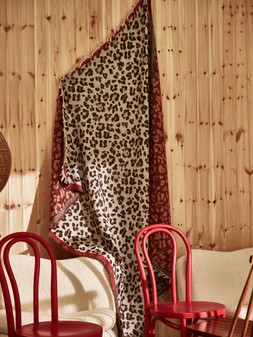 Leopard Print Jacquard Throw £39.5