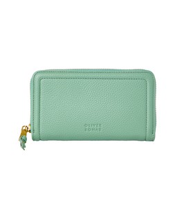 Maddie Sage Green Zip Around Purse £30