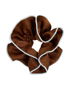 Magnolia Brown Satin Scrunchie £16.50 €21.50