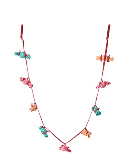 Multicoloured Bon Bon Velvet Christmas Garland £20 €26