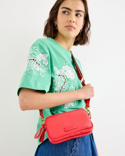 Naha Scarlet Red Crossbody Bag £42 €55