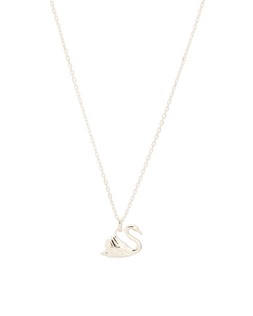 Sydney Swan Charm Silver Pendant Necklace £48