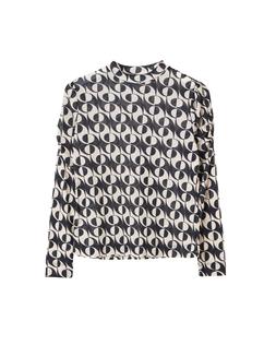 Oliver Bonas Mono Printed Mesh Top £40