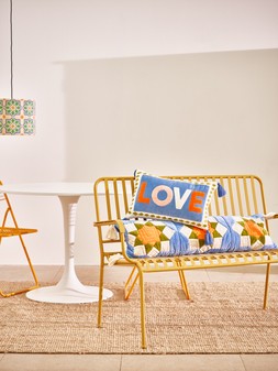 Oliver Bonas Patchwork Bolster Cushion £35 (2)