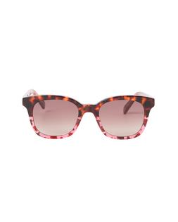Oliver Bonas Pink Orange Faux Torte Square Acetate Sunglasses £55