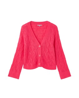 Oliver Bonas Pink Stitchy V Neck Cardi £60