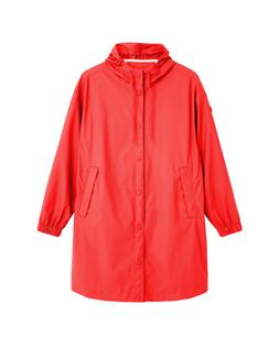 Oliver Bonas Red Tanta Mis Button Through Rain Mac £99