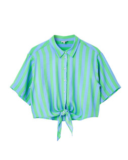 Oliver Bonas Stripe Tie Front Shirt £55