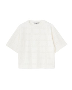 Oliver Bonas White Cutwork Jersey Tee £42