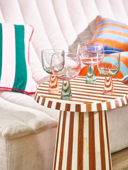 Yara Green Bubble Gin Glasses Set of Two £22.50