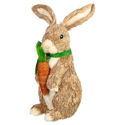 B&M HOME SS26 // EASTER // STANDING STRAW BUNNY DECORATION // £8 //
