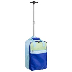 B&M HOLIDAY SHOP 2026 // LUGGAGE // KIDS BLUE TROLLEY BAG - BLUE // £15 //