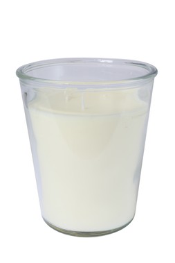 B&M GARDEN SS26 // NATURAL GARDEN // RECYCLED GLASS CANDLE // £15 //