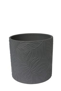 B&M GARDEN SS26 // PLANTERS, POTS & FOLIAGE // EMBOSSED LEAF PLANTER - EXTRA LARGE // £12 //
