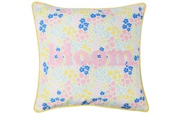 B&M GARDEN SS26 // GARDEN LIFE // BLOOM EMBROIDERED CUSHION // £8 //